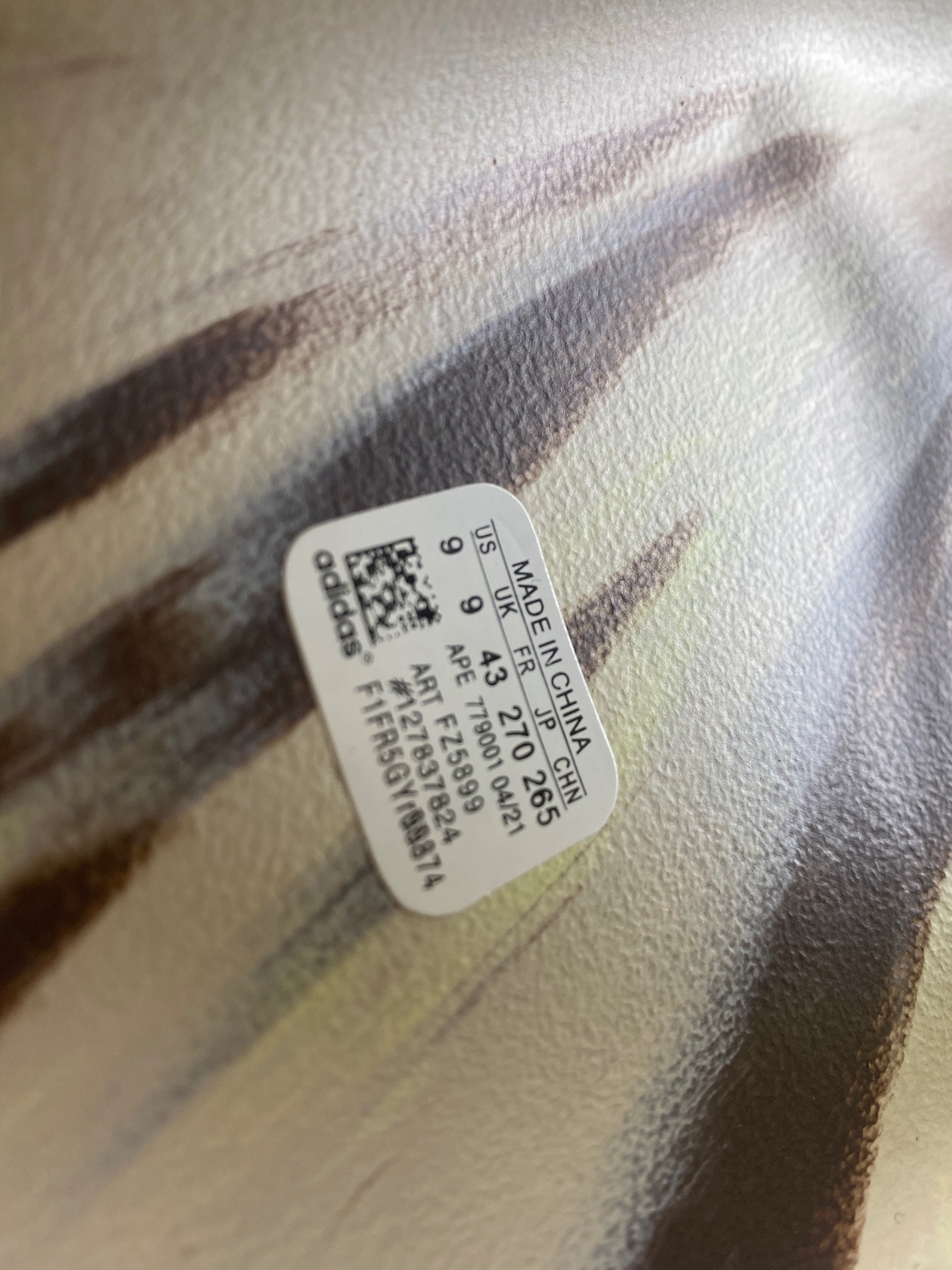 YEEZY SLIDE Grey camo，GZ5553