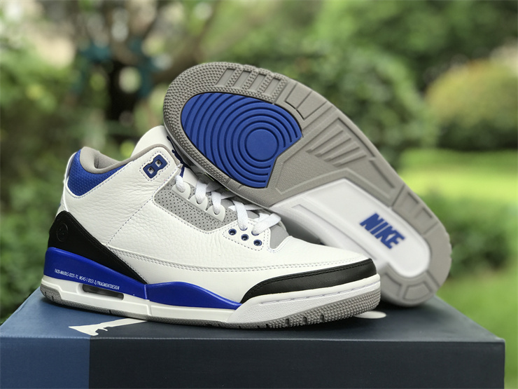 Air Jordan 3 x Fragment design Fujiwara Hiroshi Blue Lightning