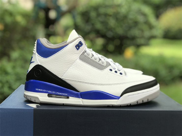 Air Jordan 3 x Fragment design Fujiwara Hiroshi Blue Lightning