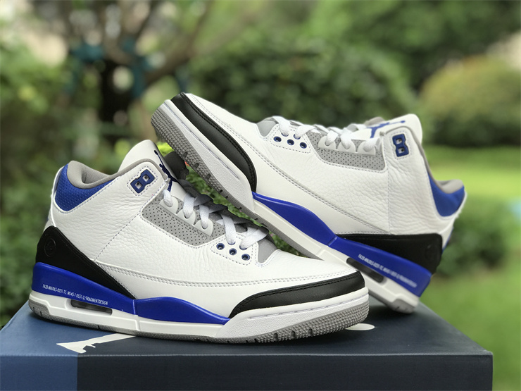Air Jordan 3 x Fragment design Fujiwara Hiroshi Blue Lightning
