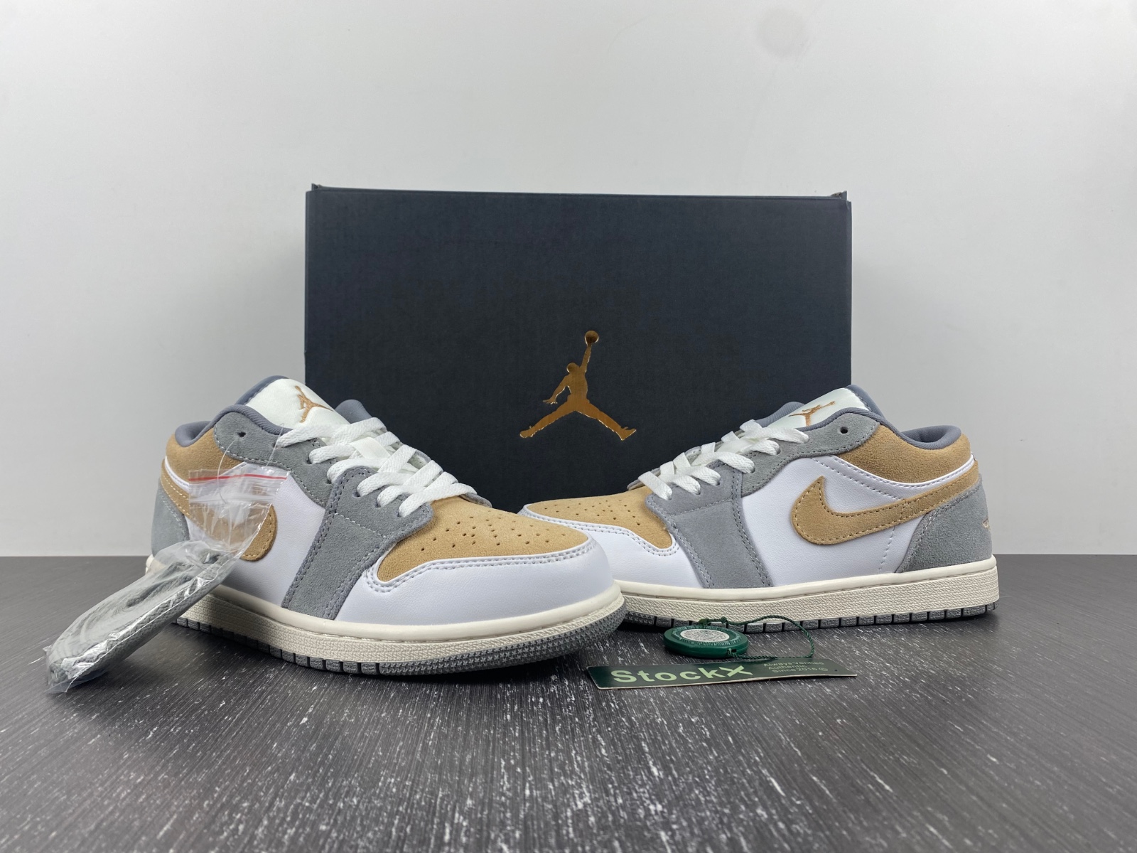 Air Jordan 1 Low AJ1 White gray-brown low top