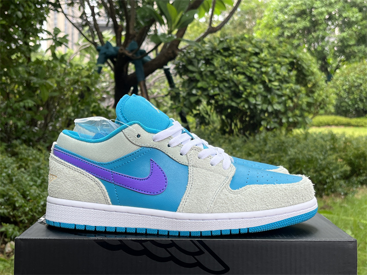 Air Jordan 1 Low purple gray blue