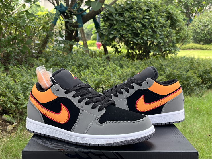 Air Jordan 1 Low “Light Graphite/Vivid Orange”