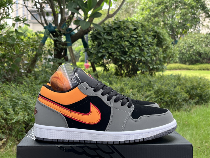 Air Jordan 1 Low “Light Graphite/Vivid Orange”