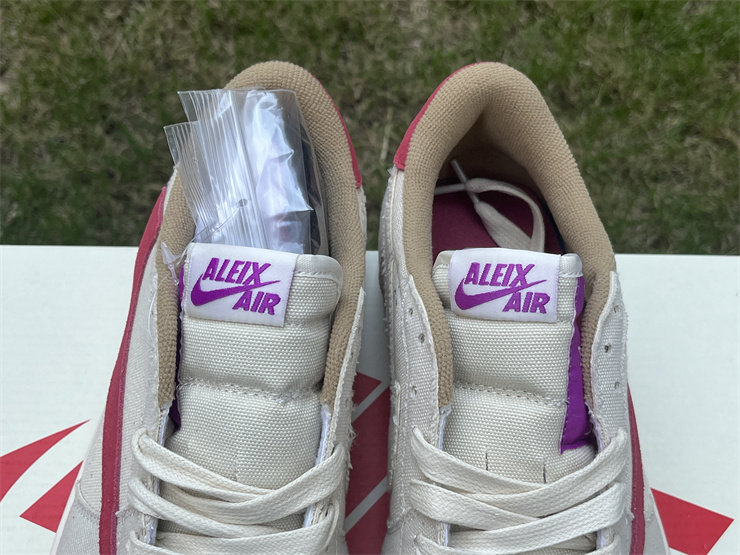 Travis Scott x Air Jordan 1 m white red purple