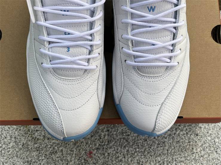 Air Jordan 12 Retro White Univ Blue