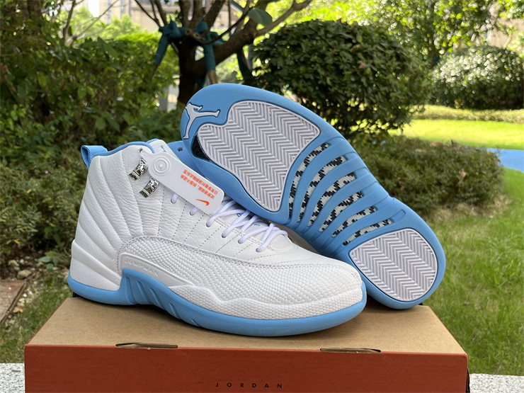 Air Jordan 12 Retro White Univ Blue