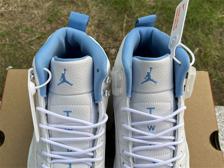 Air Jordan 12 Retro White Univ Blue