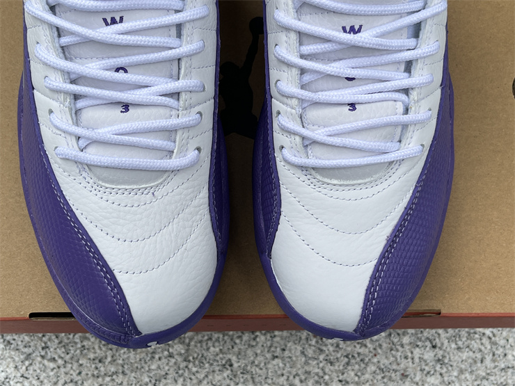 Air Jordan 12 white purple