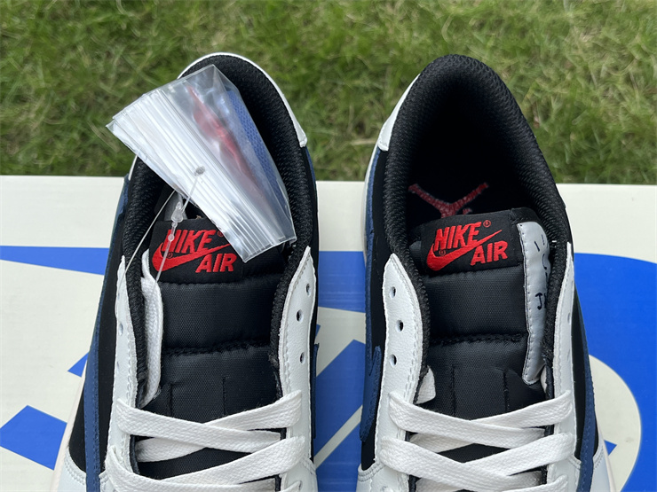 Air Jordan 1 Low white black blue