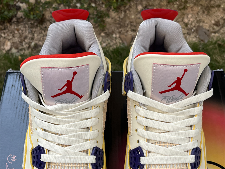 Air Jordan 4 Rainbow smiling face