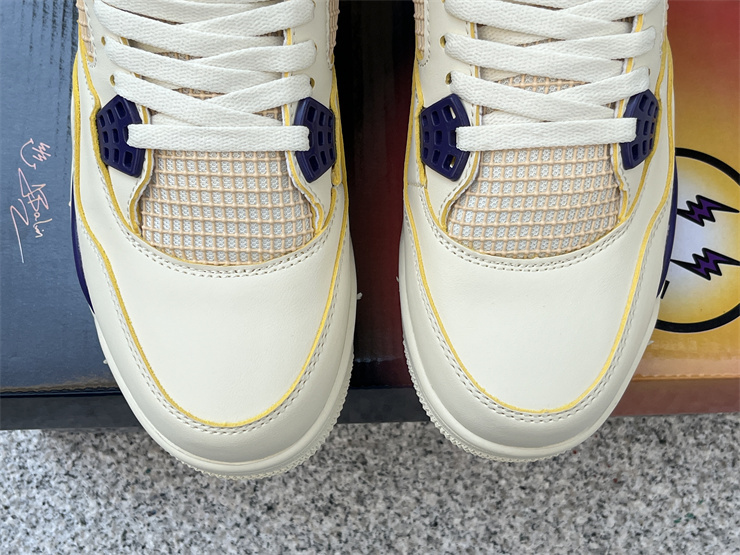 Air Jordan 4 Rainbow smiling face