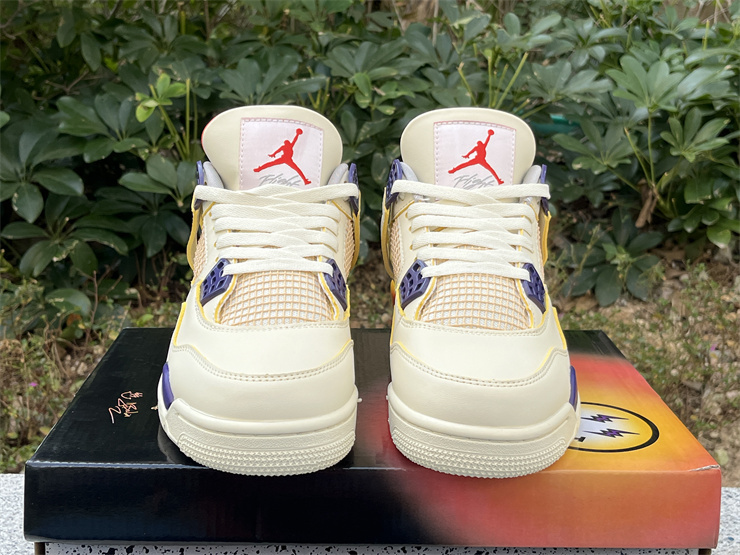 Air Jordan 4 Rainbow smiling face