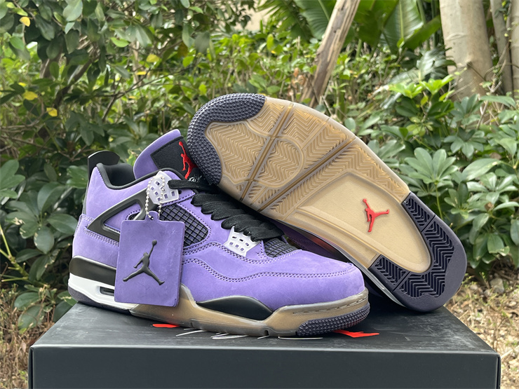 Travis Scott x Air Jordan 4 Purple