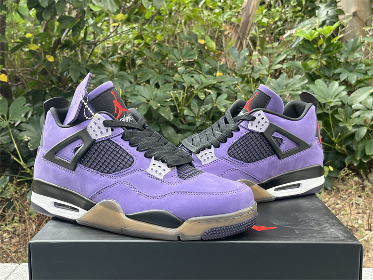 Travis Scott x Air Jordan 4 Purple