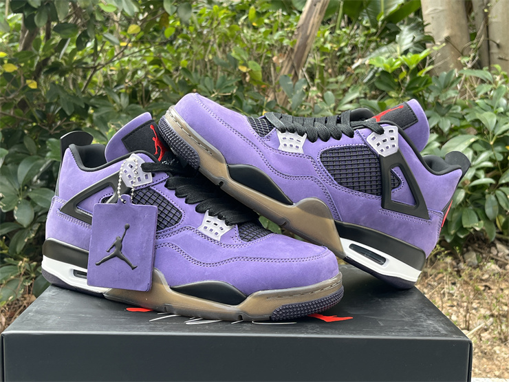 Travis Scott x Air Jordan 4 Purple