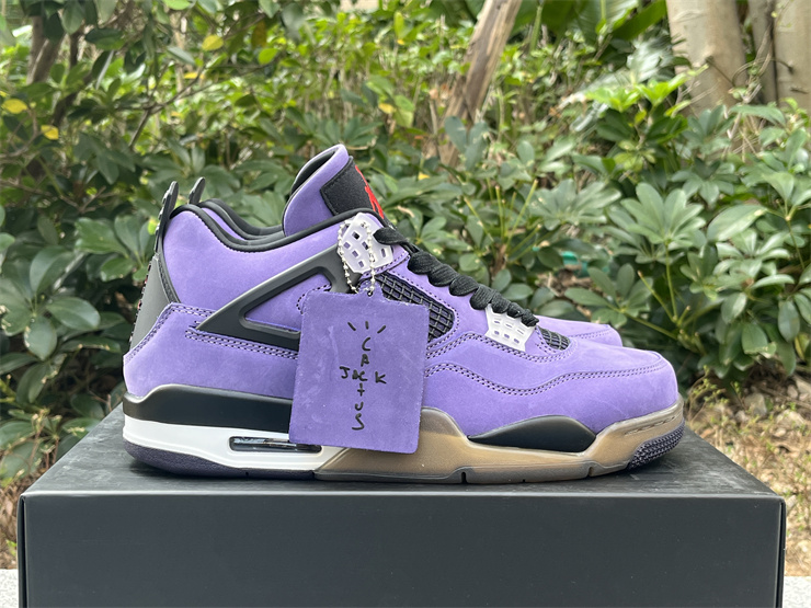 Travis Scott x Air Jordan 4 Purple