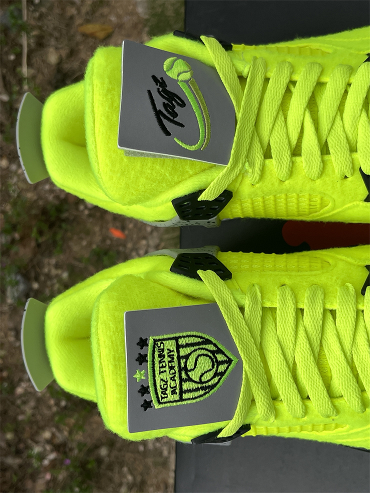 Air Jordan 4 fluorescent green