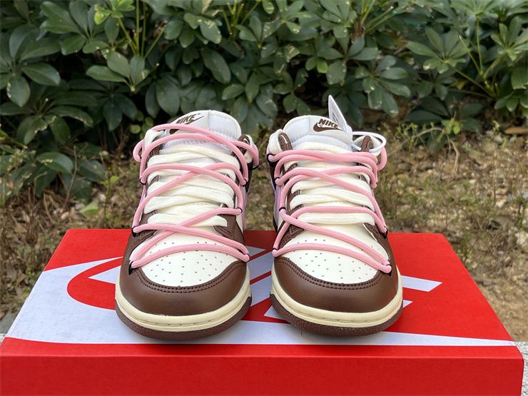 Nike Dunk Low Chocolate care grid