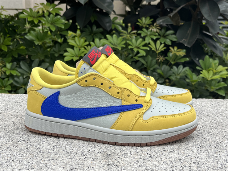 Travis Scott x Air Jordan 1 Low Canary