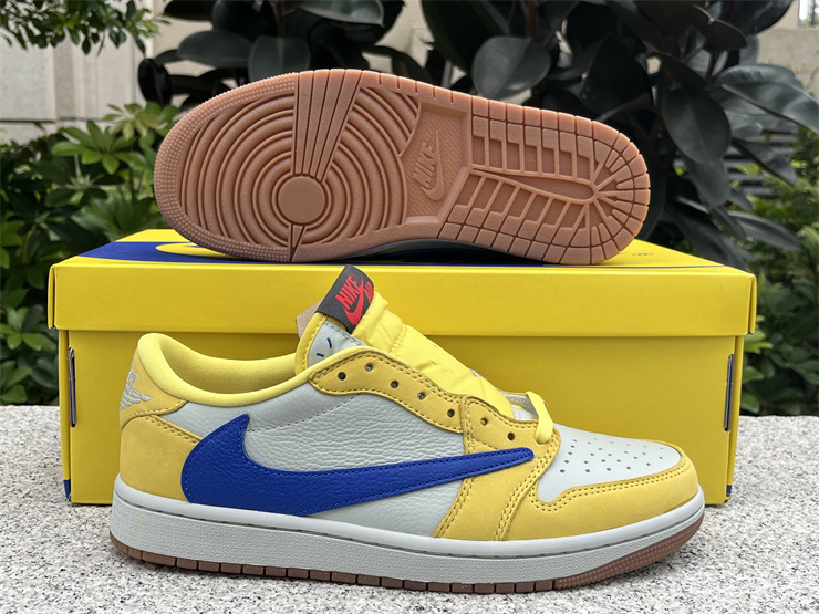 Travis Scott x Air Jordan 1 Low Canary