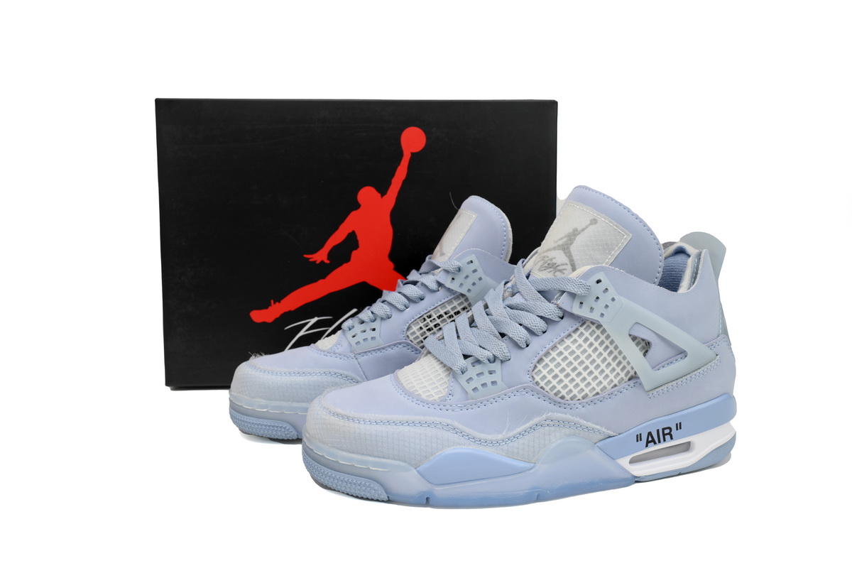 Off-White x Air Jordan 4 Sail  CV9388-102