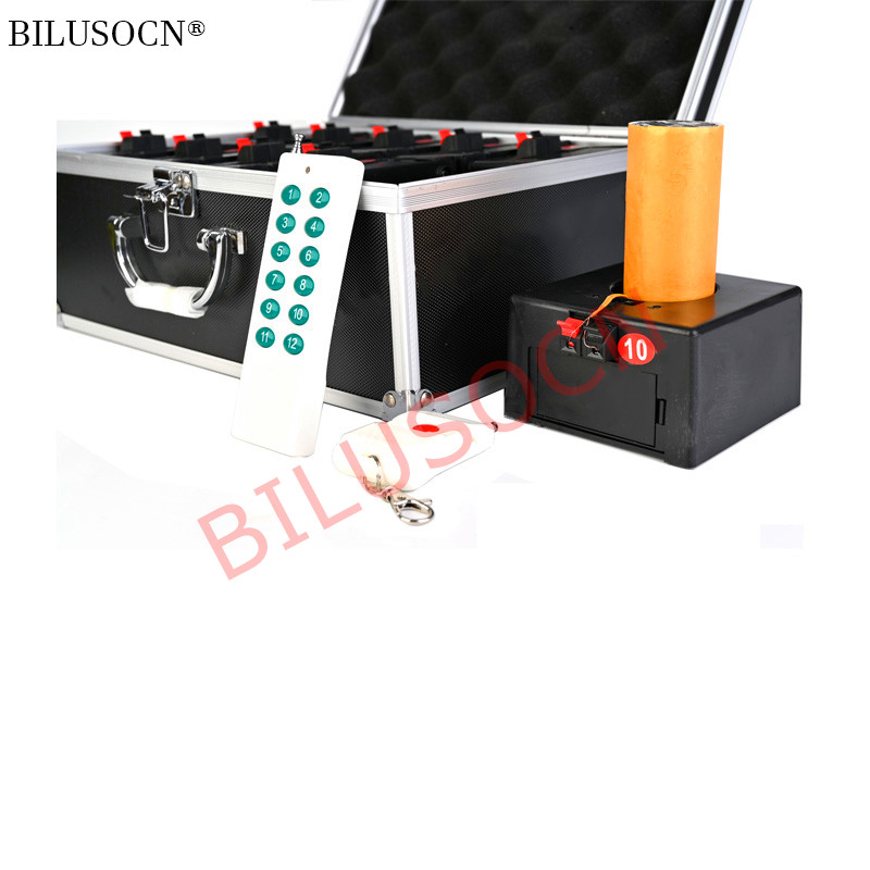10 Cues Wireless Fireworks firing system Cold Firework Fountain Remote Control