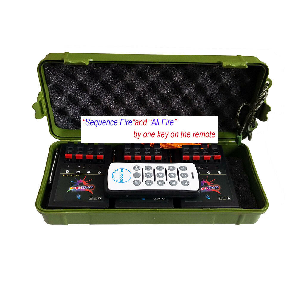 12CH Wireless Fireworks Firing System New remote function 4th of July display