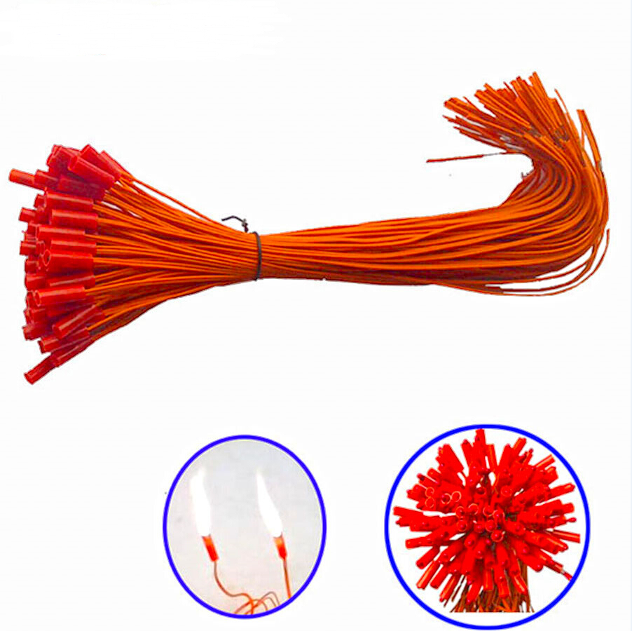 1000pcs/lot 11.81in Electric Igniter for fireworks firing system copper wire