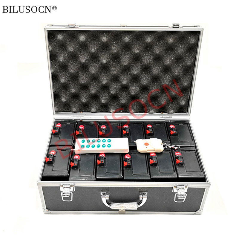 10 Cues Wireless Fireworks firing system Cold Firework Fountain Remote Control