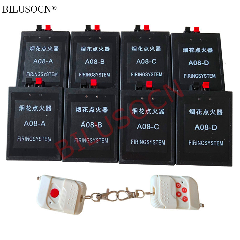 Bilusocn 8cues fireworks firing system+salvo fire+Multi-function remot+Free shipping
