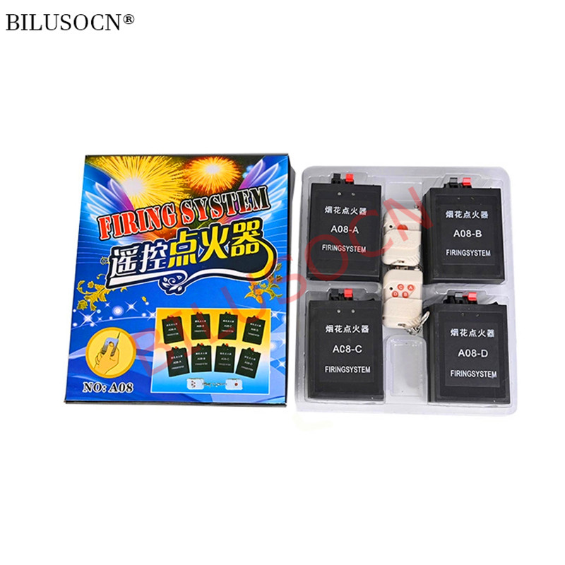 Bilusocn 8cues fireworks firing system+salvo fire+Multi-function remot+Free shipping