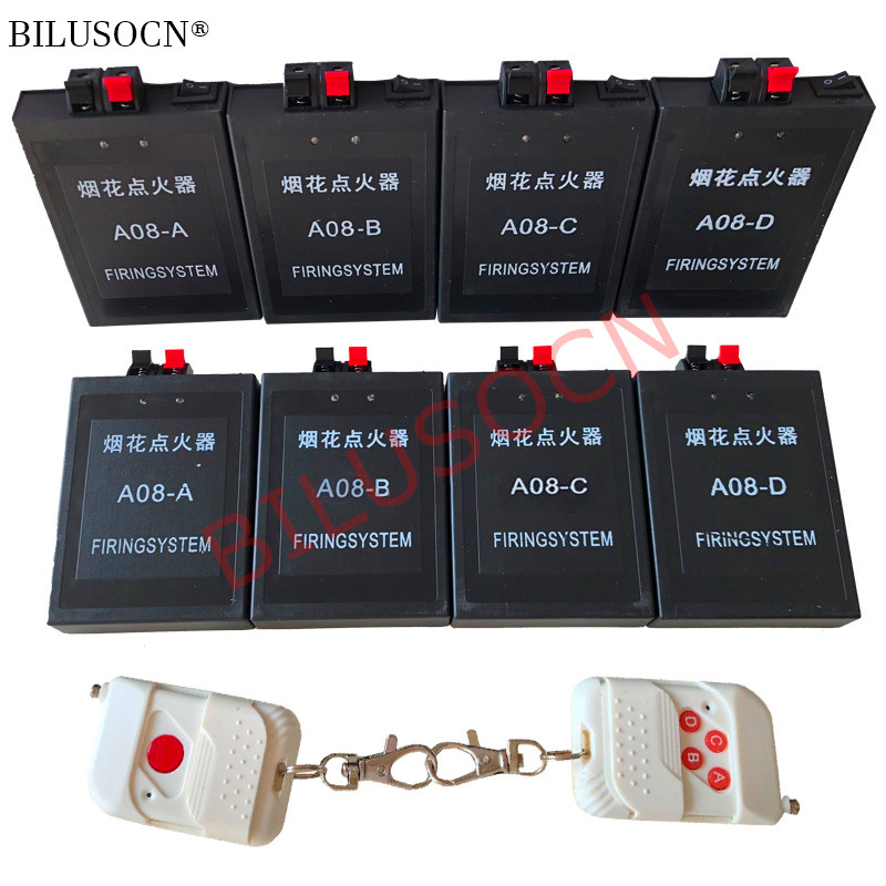 Bilusocn 8cues fireworks firing system+salvo fire+Multi-function remot+Free shipping