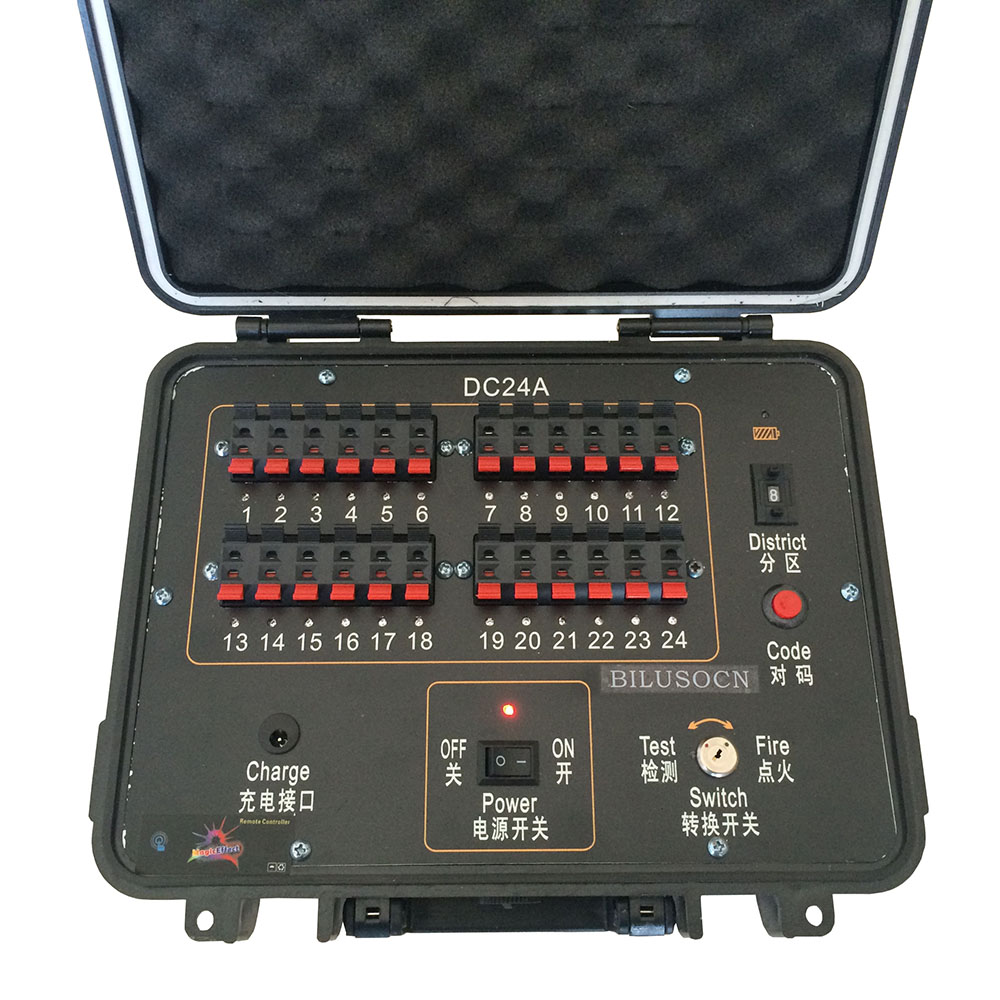 DHL shipping+96 Channel fireworks firing system+300M Remote+2400cues transmitt