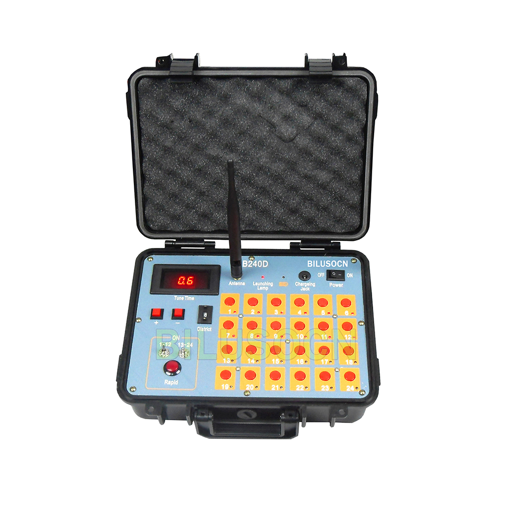 DHL shipping+96 Channel fireworks firing system+300M Remote+2400cues transmitt