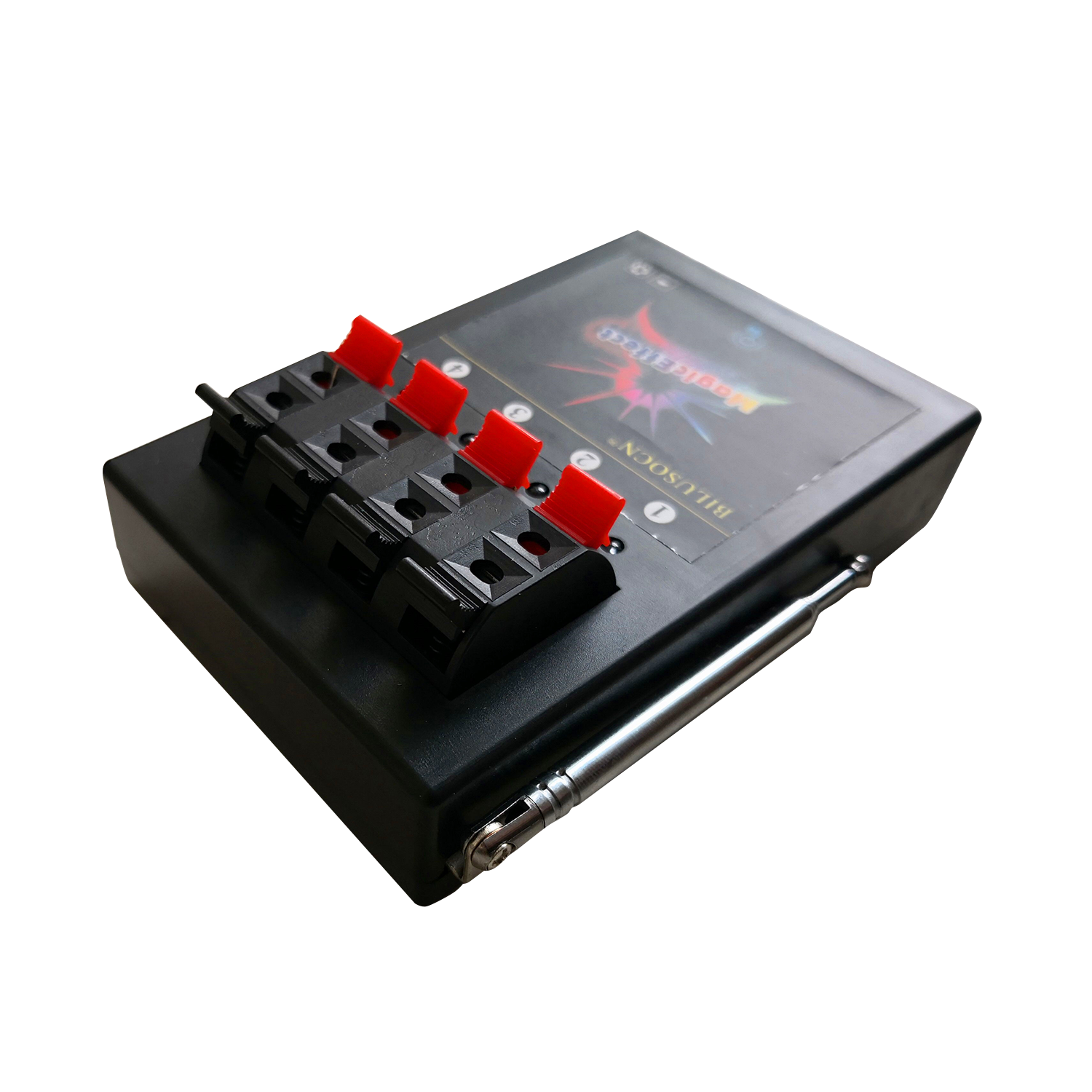 Shipping From USA Bilusocn 500M distance+24 Cues Fireworks Firing System ABS Waterproof Case remote Control Equipment