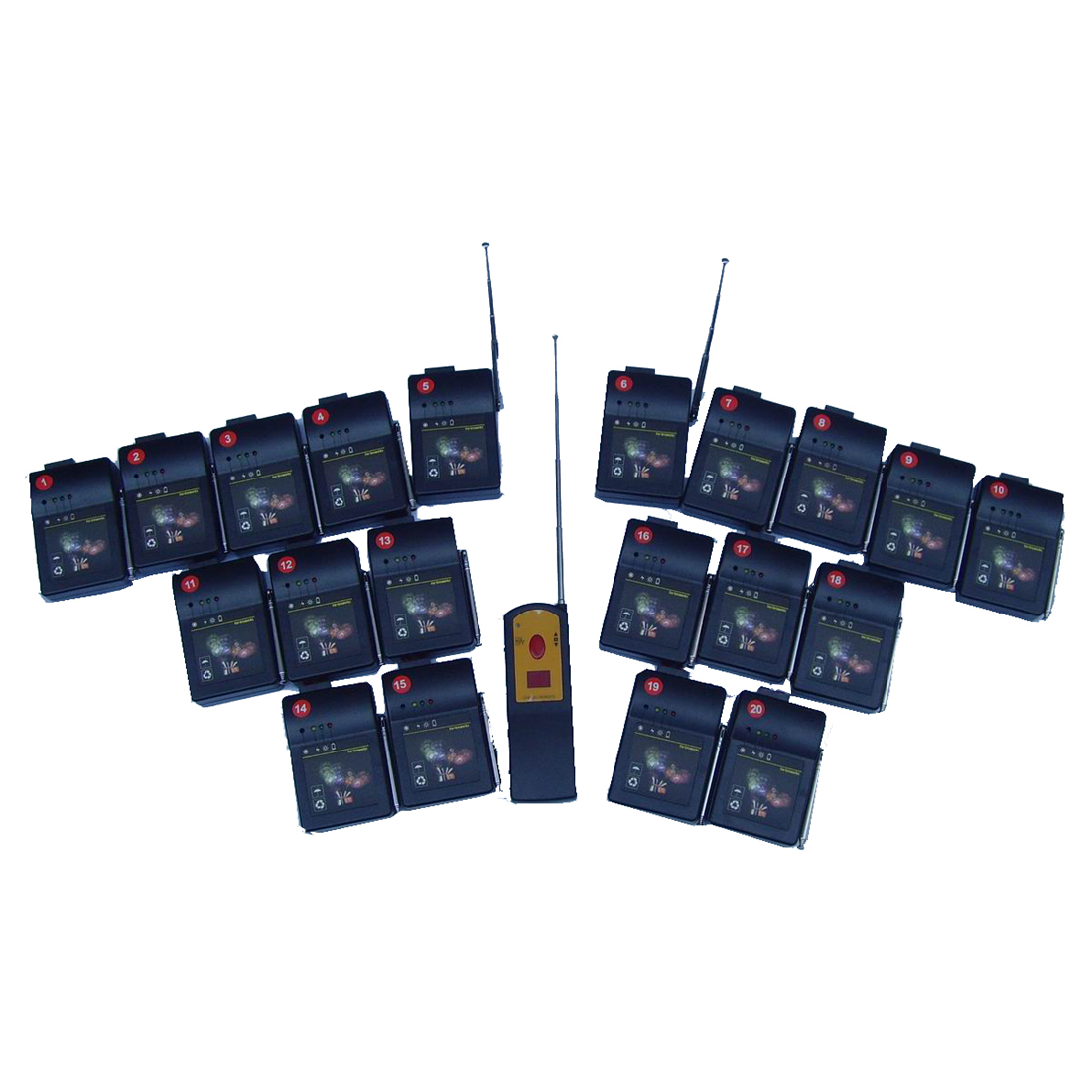 Multifunction remote Free Shipping+20cues Digital remote fireworks firing system