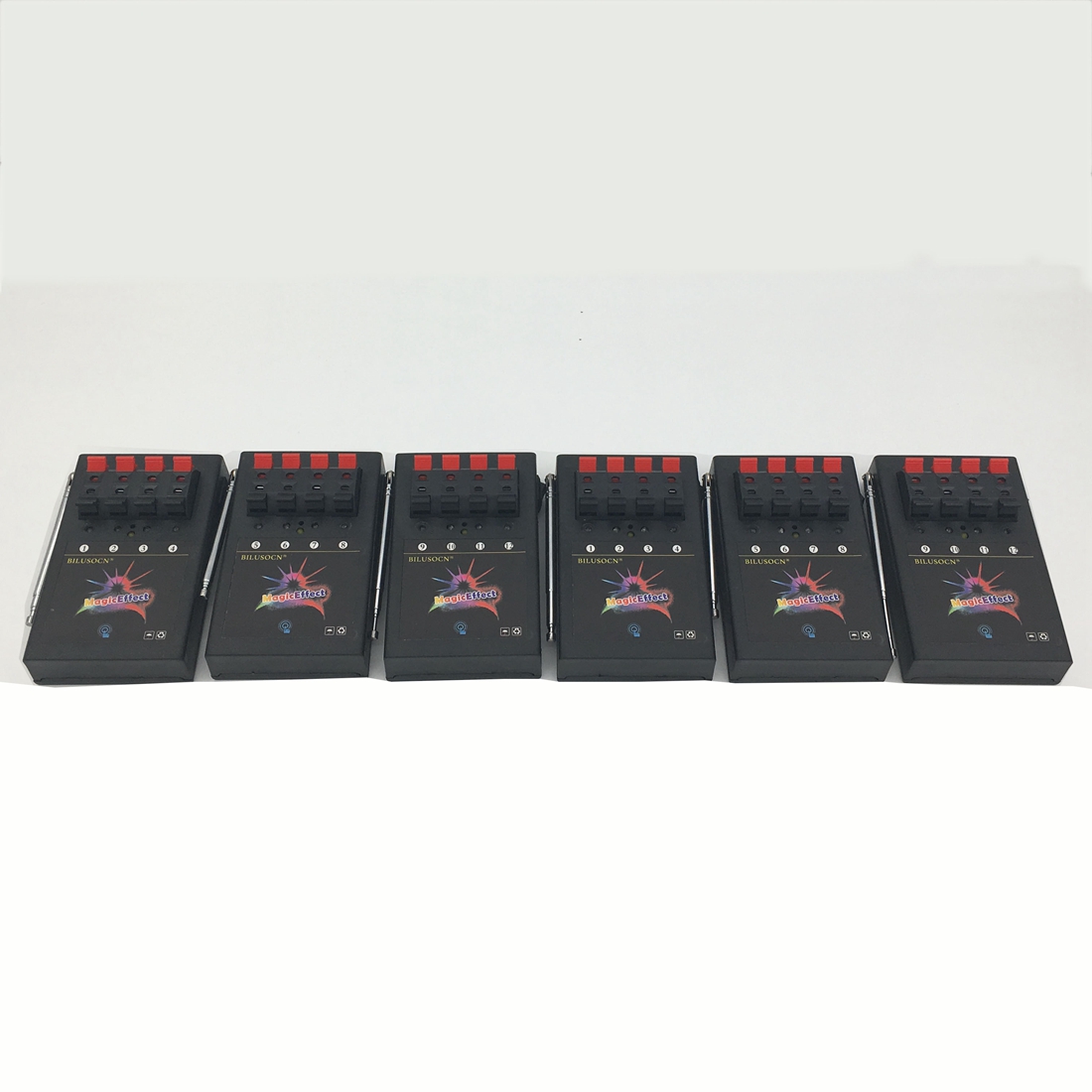 Shipping From USA 6 PCS 4 cues receiver box 433MHZ for fireworks firing system
