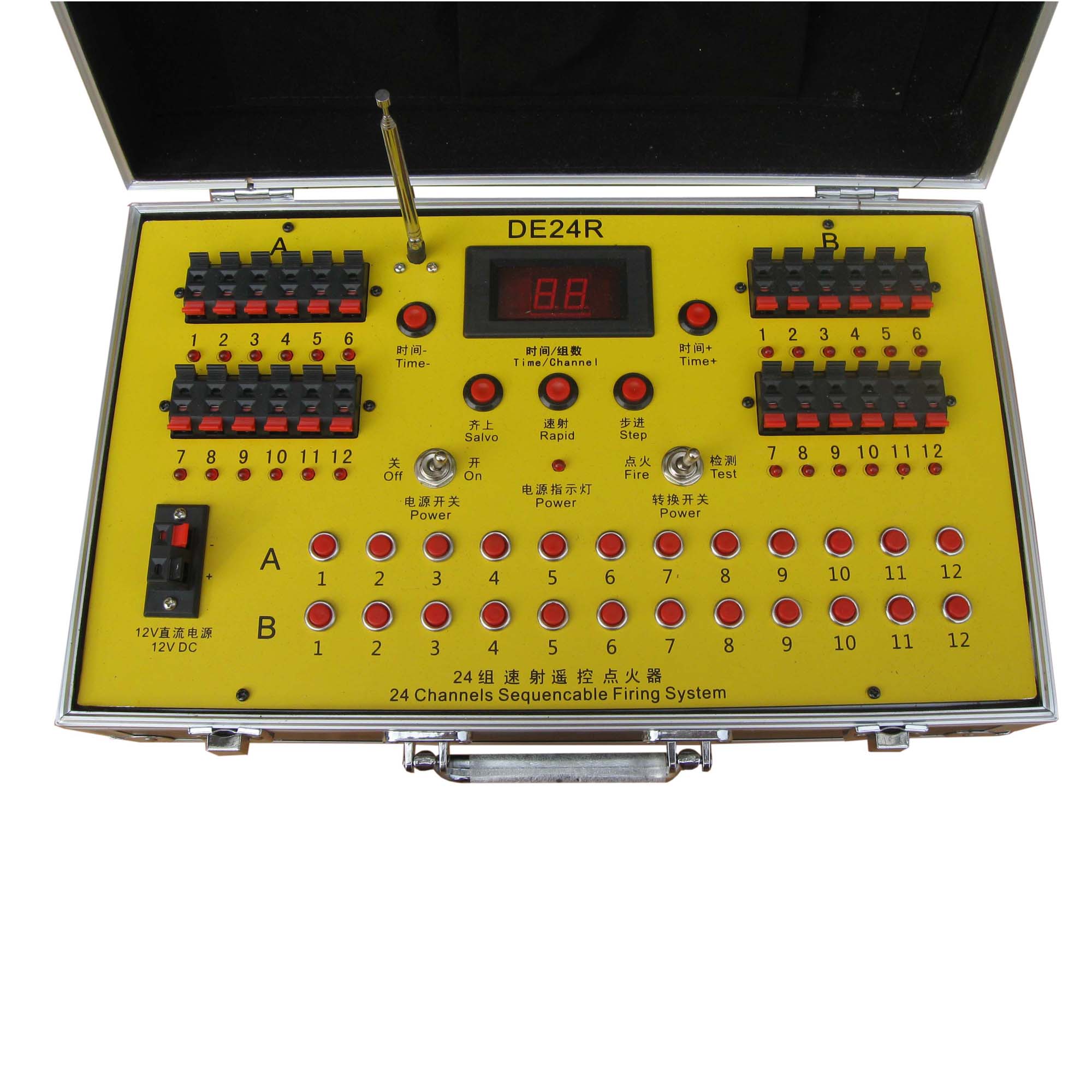 DHLFree shipping New+24 Channels fireworks firing system+wireless remote Controll