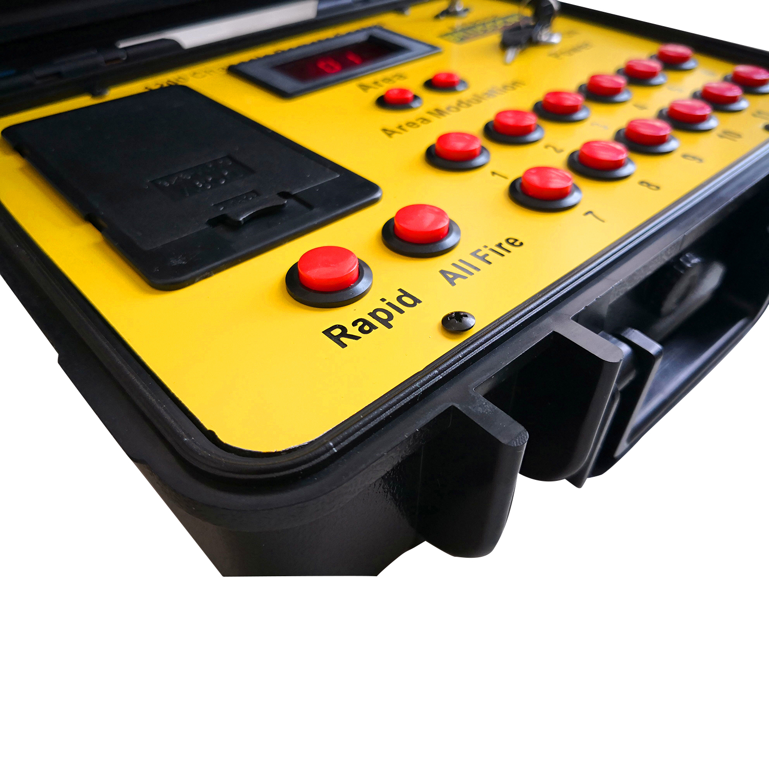 Shipping From USA Bilusocn 500M distance+96 Cues Fireworks Firing System ABS Waterproof Case remote Control Equipment