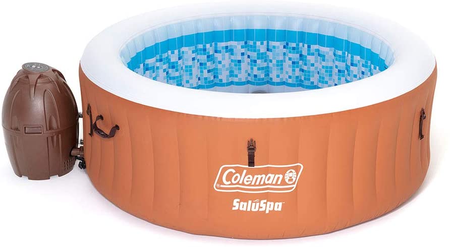 Coleman SaluSpa Inflatable Hot Tub | Portable Hot Tub W/ Heated Water System & Bubble Jets
