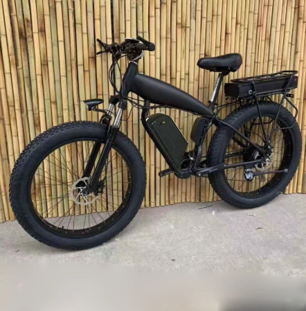 Custom 26inch Fat tire ebike 1500W 48V30-50ah Li-ion snow electric mountain bicycle Hydraulic disc brake maximum range 100-260km