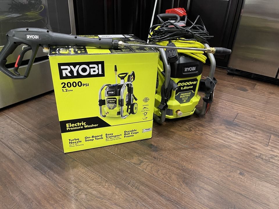 RYOBI 2000 PSI 1.2 GPM Cold Water Electric Pressure Washer RY142022VNM