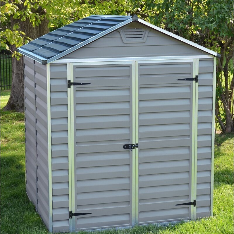 SkyLight 6 Ft. W x 5 Ft. D Polycarbonate Storage Shed