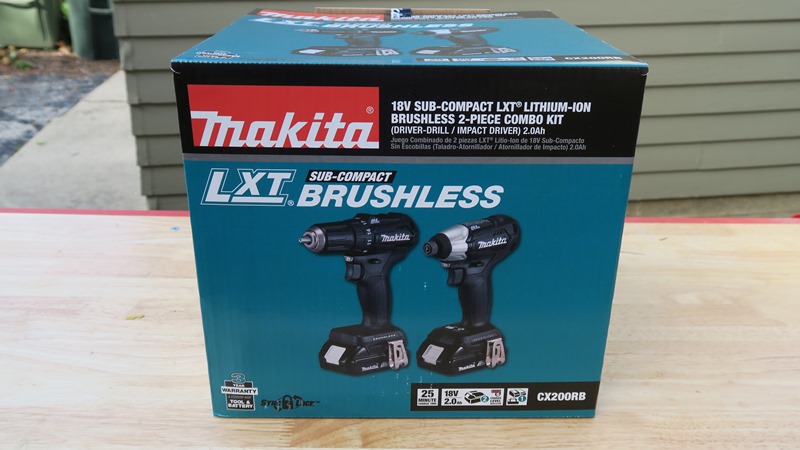 Makita CX200RB 18V LXT lithium-ion small brushless cordless 2-piece combo kit (2.0Ah)