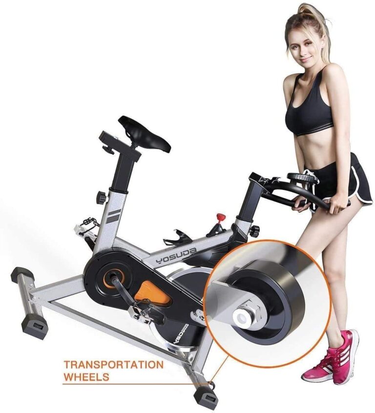 YOSUDA Indoor Cycling Bike Stationary – Cycle Bike with Ipad Mount & Comfortable Seat Cushion