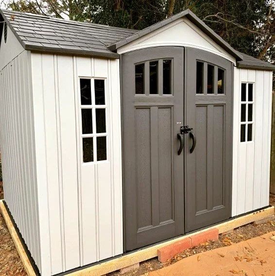 10 feet X 8 feet outdoor storage shed (model 60001)