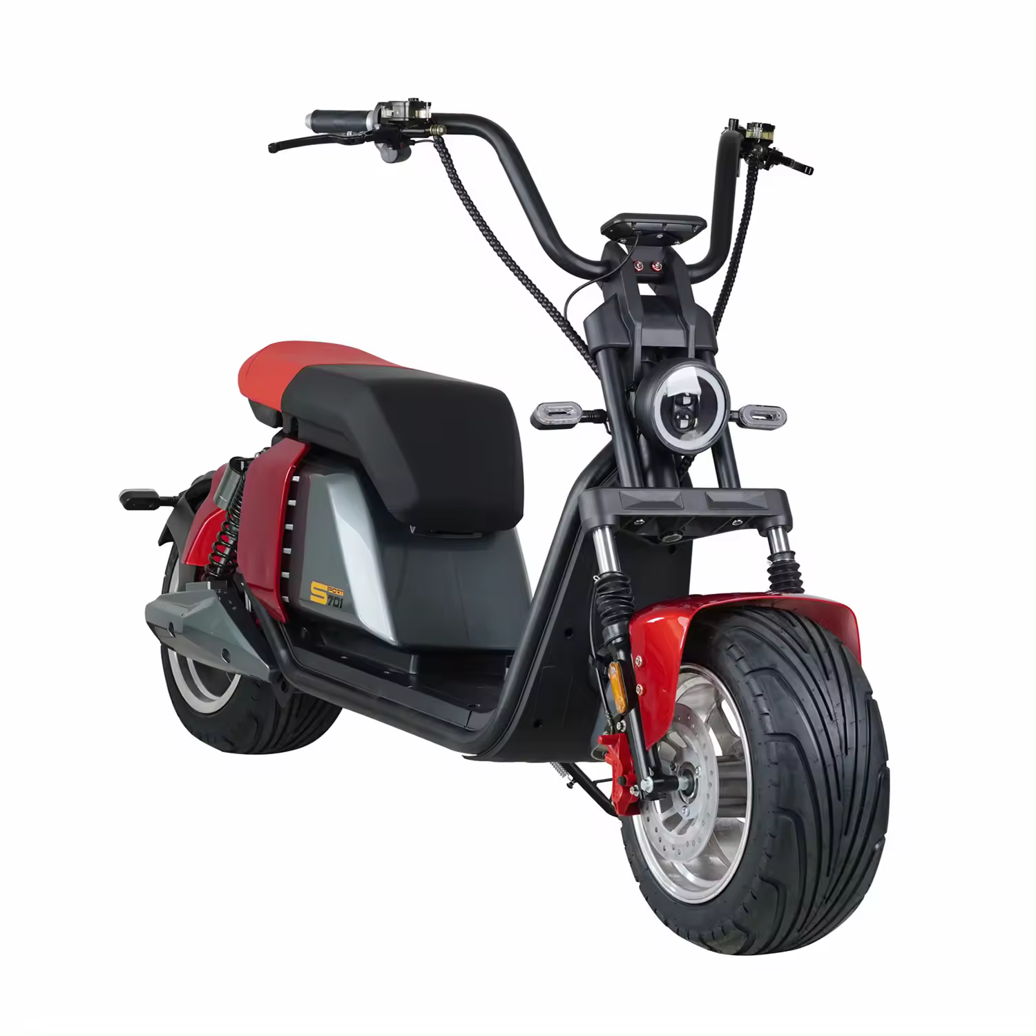 Harleyscooter rear shock absorber with reverse function hydraulic disc brakes Scooter