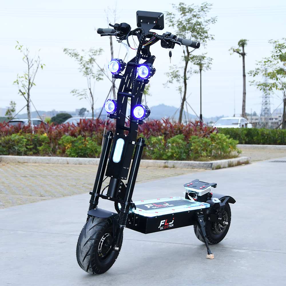 FLJ Upgraded SK2 72V 8000W 13inch fat wheel best electric Scooter E scooters