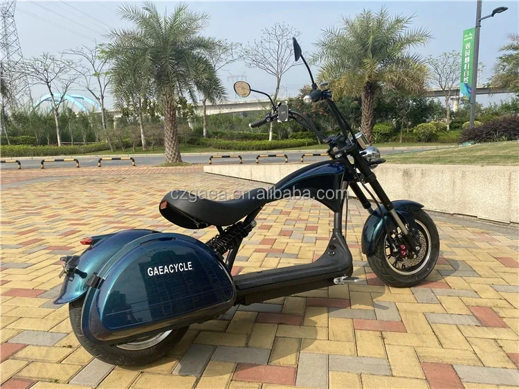2000W 60V 20Ah Fat Tire Chopper Style Electric Bike Scooter citycoco m1 eu warehouse
